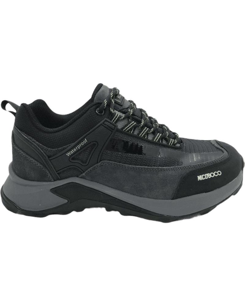 Man Zapatillas deporte NICOBOCO ZAPATILLA TRAIL HOMBRE SERRA 35-703-010  NEGRO