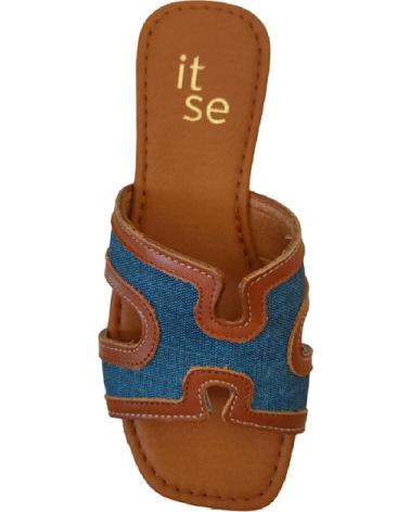 Sandales ITSE  pour Femme TIZ13 2021-JEANS  AZUL