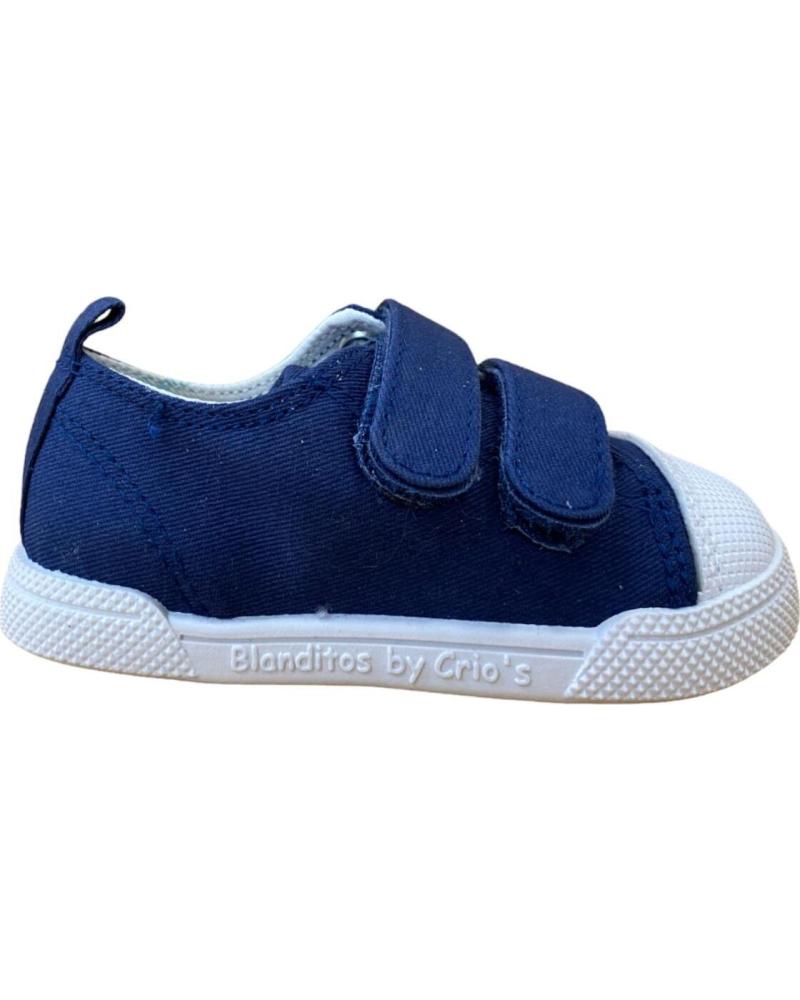 Sportif CRIOS  pour Garçon BLANDITOS DE ZAPATILLA LONA MELON  AZUL