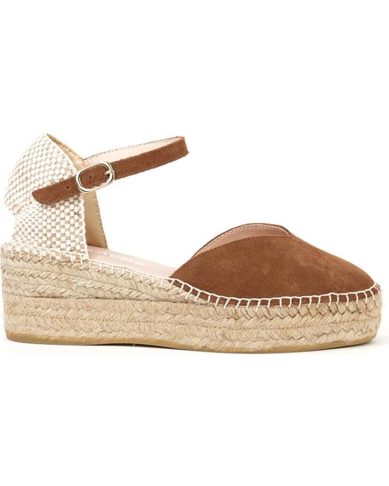 Sandalias De Mujer MACARENA CUNAS JAVA 22 OCRE
