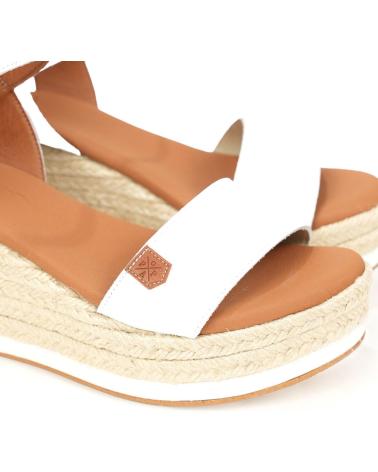 Sandalias de Mujer POPA CB23203 001 ARAMBOL PIEL NAPA BLANCO