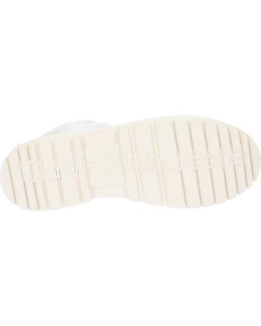 Botines CALVIN KLEIN  de Mujer YW0YW01519 LUGGED HYBRID  0LC BRIGHT WHITE-CREAMY WHITE