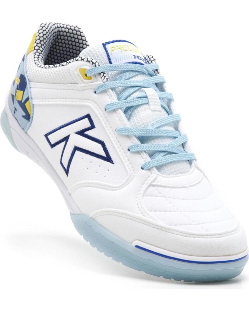 KELME Precision – Scarpe Da Calcio A 5 Unisex – Bianco/Rosso – Leggere E Flessibili - 4