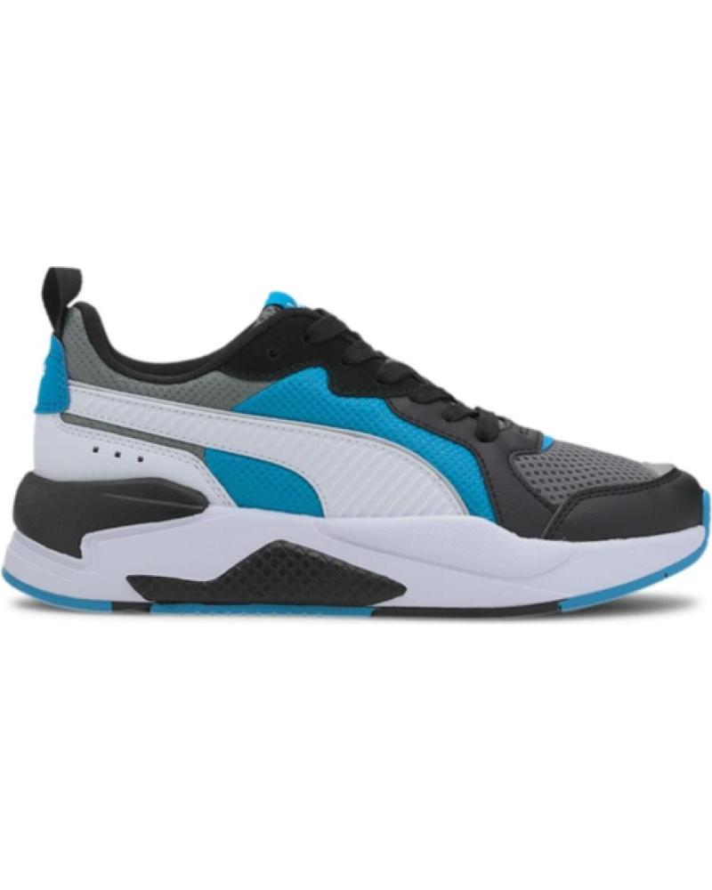 Deportivas PUMA  de Mujer y Niño X-RAY 372920  NEGRO-AZUL-GRIS-BLANCO