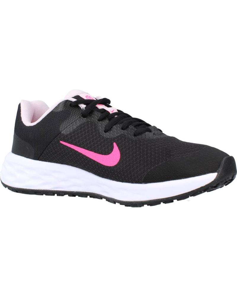 Nike mujer negro con fucsia top