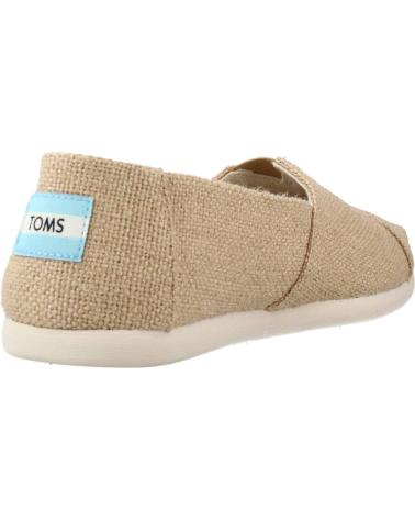 Zapatos TOMS  de Hombre ALPARGATAS HOMBRE MODELO 124480 COLOR BEIS  NATURAL