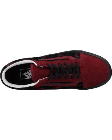 Zapatillas deporte VANS OFF THE WALL  de Mujer VN0A7Q5M02Y1 COLOR BURDEOS BLAC  BLACK