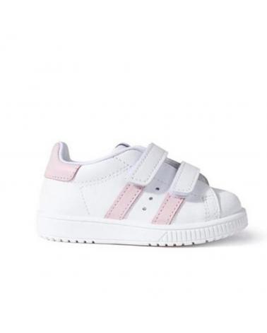 TITANITOS NEW SMASH L750 SPORTS SNEAKERS WITH VELCRO WHITE PINK BLANCO - ROSA