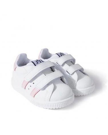 TITANITOS NEW SMASH L750 SPORTS SNEAKERS WITH VELCRO WHITE PINK BLANCO - ROSA