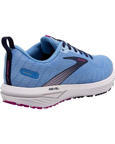 Sportschuhe BROOKS  für Damen 1203861B474 REVEL 6  MARINA-LILAC ROSE-PINK LADY