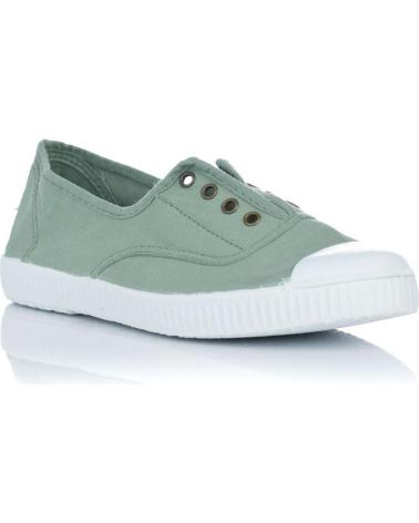 Deportivas VICTORIA  de Mujer ZAPATILLAS DE LONA INGLESA 106623 VERDES  VERDE