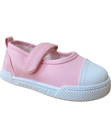 Deportivas CRIOS  de Niña BLANDITOS DE LONA CEREZA  ROSA