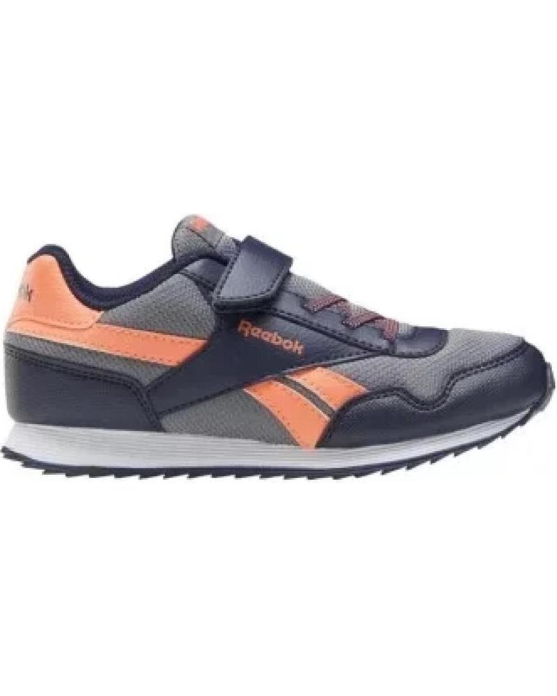 Esportes  REEBOK  de Menina e Menino ROYAL CLJOG 3 0  GRIS-NARANJA FLUOR-BLANCO