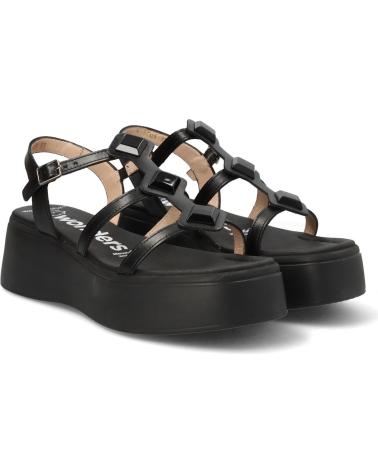 Sandalias de Mujer WONDERS SANDALIAS MUJER MODELO A3703 COLOR NEGRO NEGRO