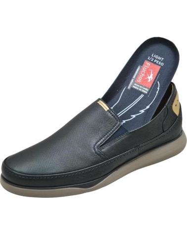 Schuhe für Herren FLUCHOS F0466 SAPH MOCASIN PLANTILLA EXTRAIBLE HOMBRE MARIN MARINO