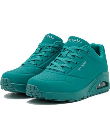 Scarpe sport SKECHERS  per Donna MUJER UNO STAND ON AIR TURQUOISE 73690-TURQ  MORADO
