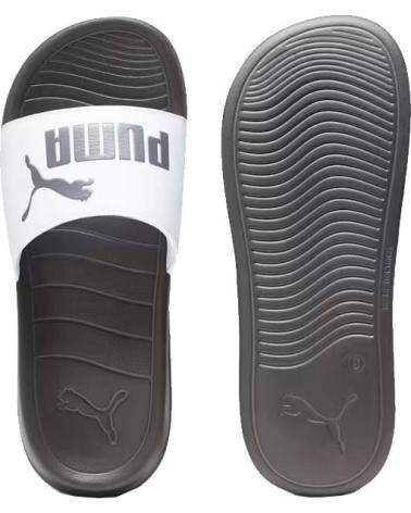 PUMA CHANCLAS POPCAT 20 GRIS DARK COAL FLIP FLOP 372279-36 BLANCO