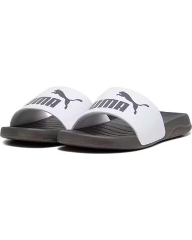 PUMA CHANCLAS POPCAT 20 GRIS DARK COAL FLIP FLOP 372279-36 BLANCO