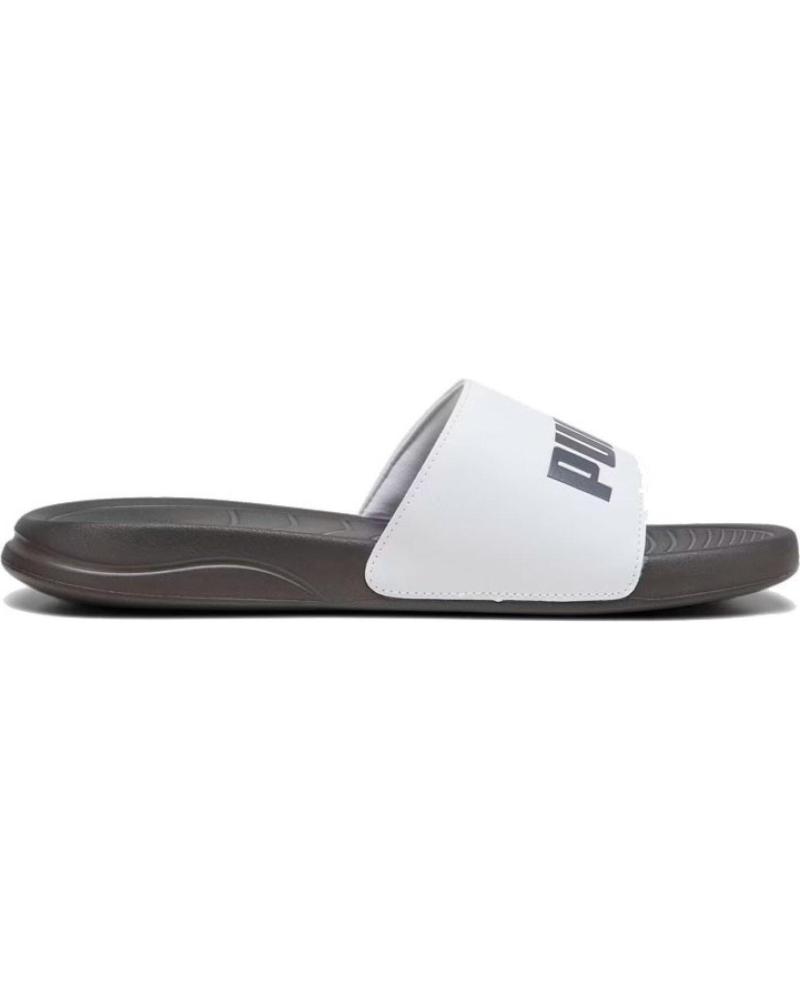 PUMA CHANCLAS POPCAT 20 GRIS DARK COAL FLIP FLOP 372279-36 BLANCO