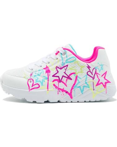 Sneaker SKECHERS  für Mädchen KIDS UNO LITE 310391L- BLANCO  WMN