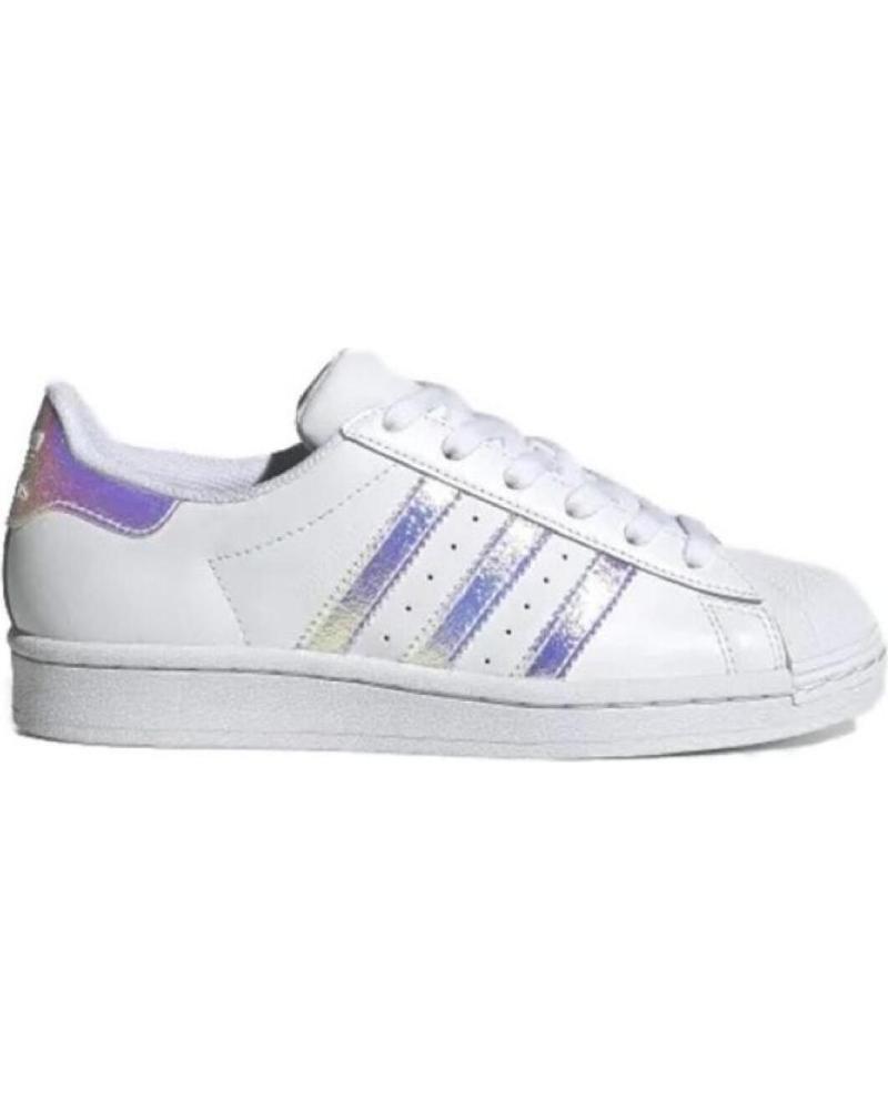 Deportivas ADIDAS  de Mujer y Niña ZAPATILLA SUPERSTAR J FV3139  BLANCO