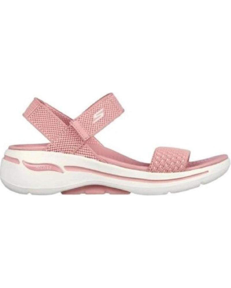 Woman Sandals SKECHERS GO WALK ARCH FIT POL SANDALIA ROSA ROS - 36  ROS ROSA