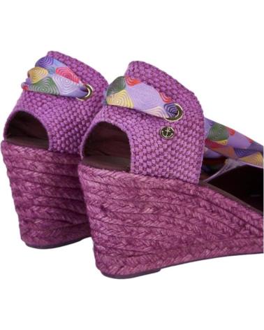 Sandalen für Damen LA VALETA ALPARGATAS MORADAS PURPURA