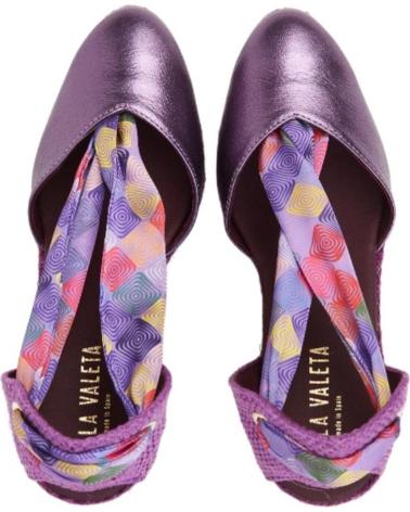 Sandalen für Damen LA VALETA ALPARGATAS MORADAS PURPURA