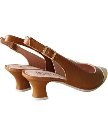 Woman Sandals PITILLOS ZAPATOS DE SALON CUERO 5755  BRANDY