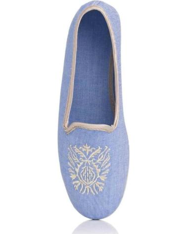 Pantofole NORTEÑAS  per Donna ZAPATILLAS CASA CERRADAS NORTENAS VARIOS 1098025  AZUL CLARO