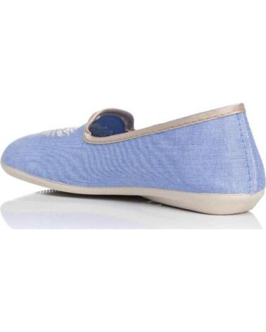 Pantofole NORTEÑAS  per Donna ZAPATILLAS CASA CERRADAS NORTENAS VARIOS 1098025  AZUL CLARO