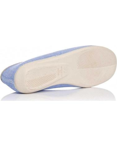 Pantofole NORTEÑAS  per Donna ZAPATILLAS CASA CERRADAS NORTENAS VARIOS 1098025  AZUL CLARO