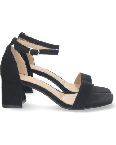 Sandalias LETS SECRET  de Mujer ZAPATOS DE TACN MEDIO PARA MUJER ZAPATOS CERRADOS DE TACN DE  NEGRO