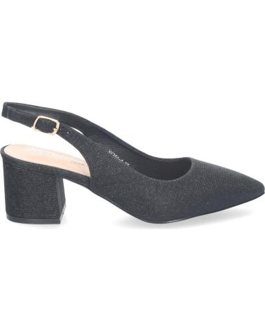 Zapatos de tacón LETS SECRET  de Mujer ZAPATO DE SALN PARA MUJER DISEO ELEGANTE CON TACN ABIERTO PO  NEGRO
