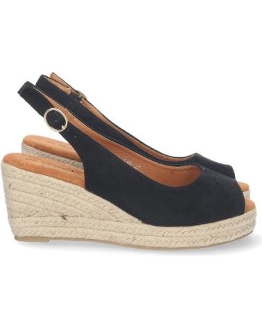 Sandalias LETS SECRET  de Mujer SANDALIAS TIPO ALPARGATAS PARA MUJER ALPARGATAS NEGRAS ALPAR  NEGRO