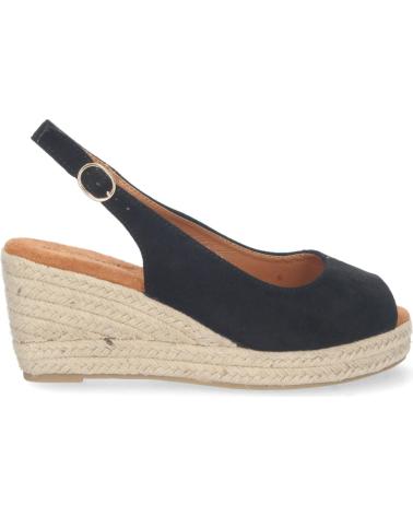 Sandalias LETS SECRET  de Mujer SANDALIAS TIPO ALPARGATAS PARA MUJER ALPARGATAS NEGRAS ALPAR  NEGRO