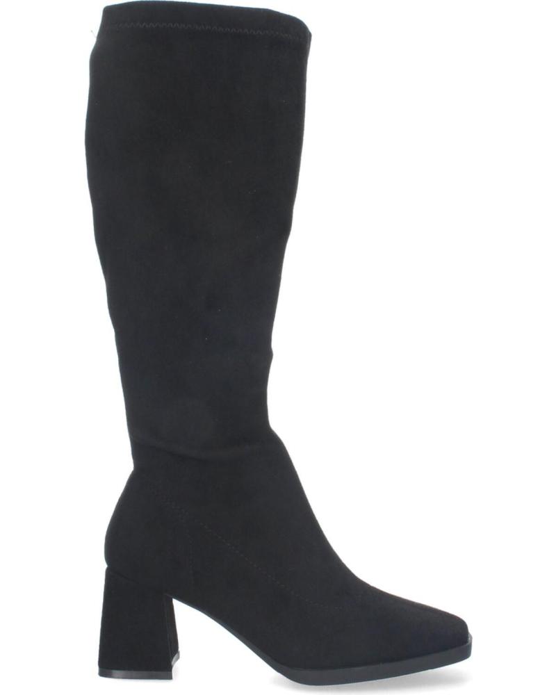 Botas LETS SECRET  de Mujer BOTAS LISAS PARA MUJER DE TACN ALTO CAA DE 37CM Y CIERRE DE  NEGRO