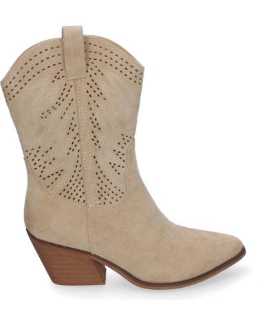 Botas LETS SECRET  de Mujer BOTN DE TACN CAMPERO PARA MUJER ESTILO VAQUERO ELEGANTES CON  BEIGE