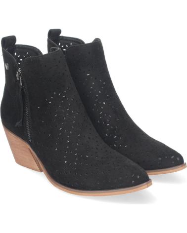 Botines LETS SECRET  de Mujer BOTINES DE TACN CAMPERO PARA MUJER PRIMAVERA VERANO ELEGANTE  NEGRO