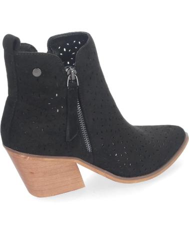 Botines LETS SECRET  de Mujer BOTINES DE TACN CAMPERO PARA MUJER PRIMAVERA VERANO ELEGANTE  NEGRO