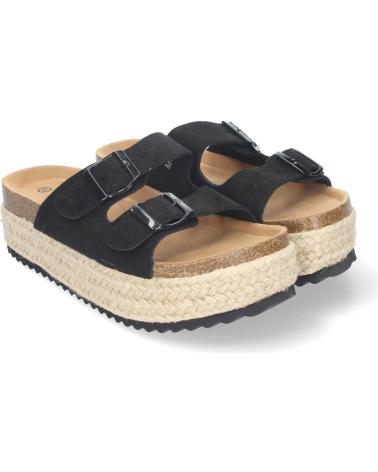 Sandálias LETS SECRET  de Mulher SANDALIA DE PLATAFORMA PARA MUJER CMODAS Y ELEGANTES FORRADA  NEGRO