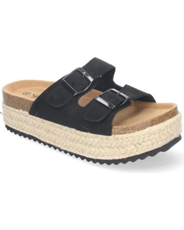 Sandálias LETS SECRET  de Mulher SANDALIA DE PLATAFORMA PARA MUJER CMODAS Y ELEGANTES FORRADA  NEGRO