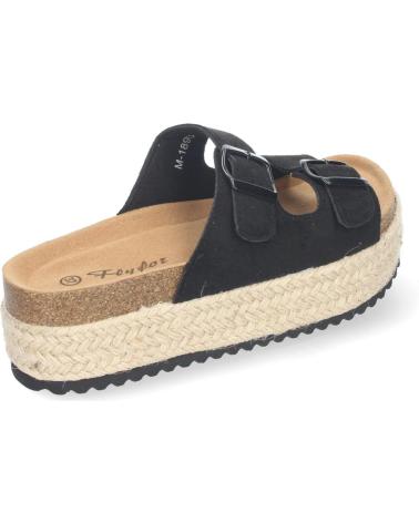 Sandálias LETS SECRET  de Mulher SANDALIA DE PLATAFORMA PARA MUJER CMODAS Y ELEGANTES FORRADA  NEGRO