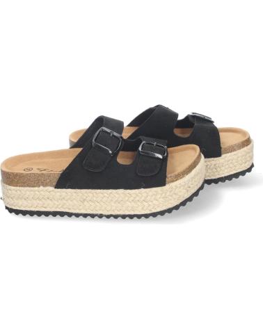 Sandálias LETS SECRET  de Mulher SANDALIA DE PLATAFORMA PARA MUJER CMODAS Y ELEGANTES FORRADA  NEGRO
