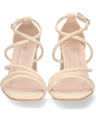 Sandalias LETS SECRET  de Mujer SANDALIA COLOR DE TACN PARA MUJER CMODO CON TIRAS FINA  BEIGE