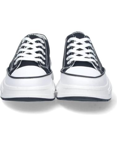 Zapatillas deporte LETS SECRET  de Mujer BOTAS TIPO TENIS BOTAS AL ESTILO CONVERS ZAPATILLAS TIPO BOT  NEGRO