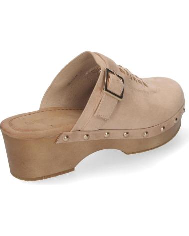 Zuecos LETS SECRET  de Mujer ZUECO DE TACN PARA MUJER CMODOS Y ELEGANTES DETALLES DE TACH  BEIGE