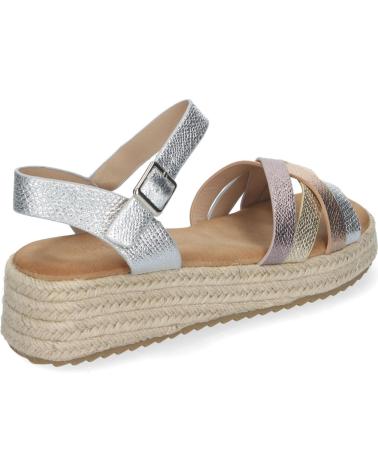 Sandalias LETS SECRET  de Mujer SANDALIAS PLANAS PARA MUJER CON YUTE ELEGANTES Y CMODAS CON  PLATEADO