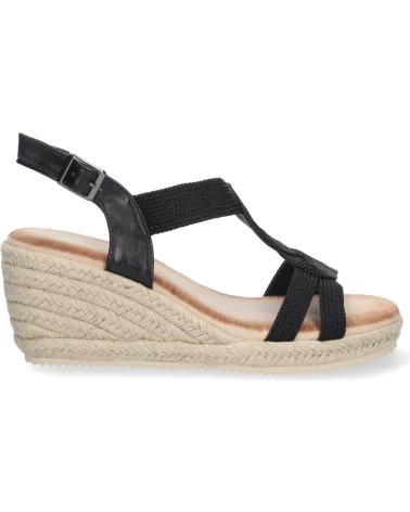 Sandalias LETS SECRET  de Mujer SANDALIAS TIPO ALPARGATAS PARA MUJER ALPARGATAS NEGRAS ALPAR  NEGRO