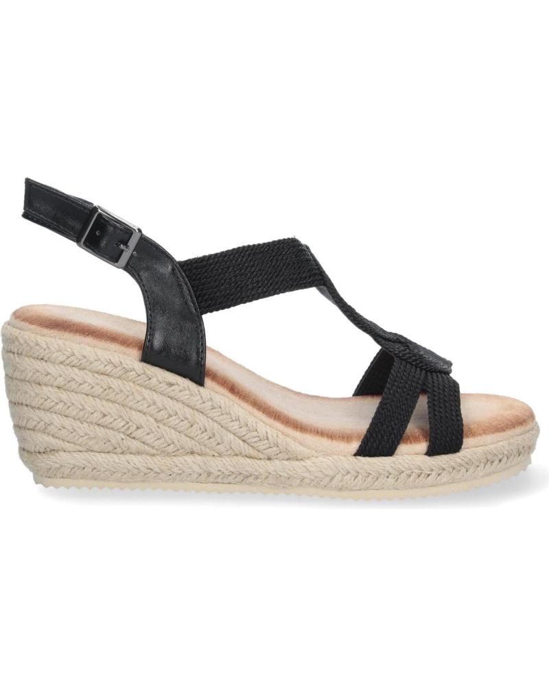 Sandalias LETS SECRET  de Mujer SANDALIAS TIPO ALPARGATAS PARA MUJER ALPARGATAS NEGRAS ALPAR  NEGRO